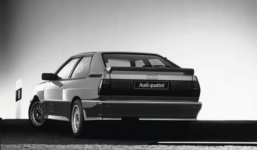 Audi Quattro rear view