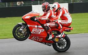 Lap Silverstone on a GP Ducati with Randy Mamola