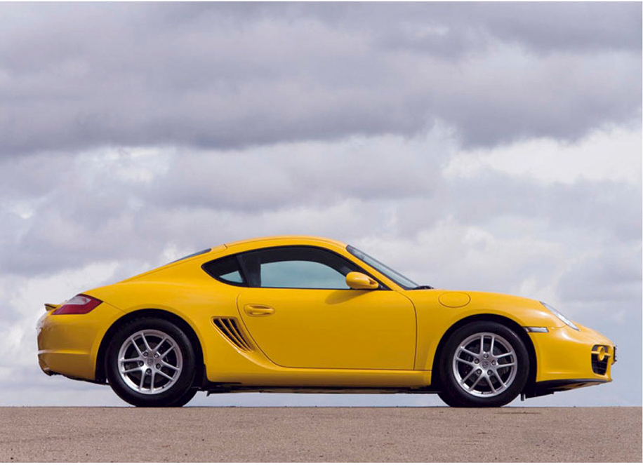 Mid-engined Porsche Cayman was better balanced on the road than a 911 (Veloce Books)