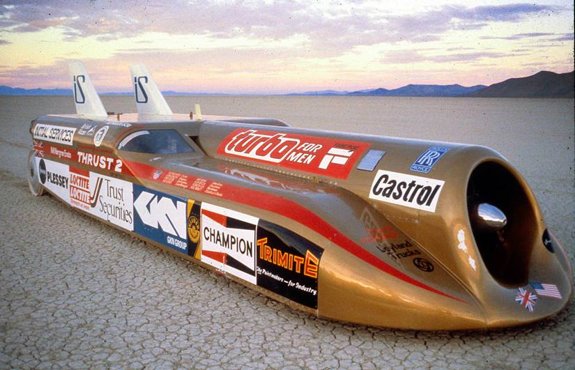 Thrust2 conquered Nevada's Black Rock Desert as well as the land speed record