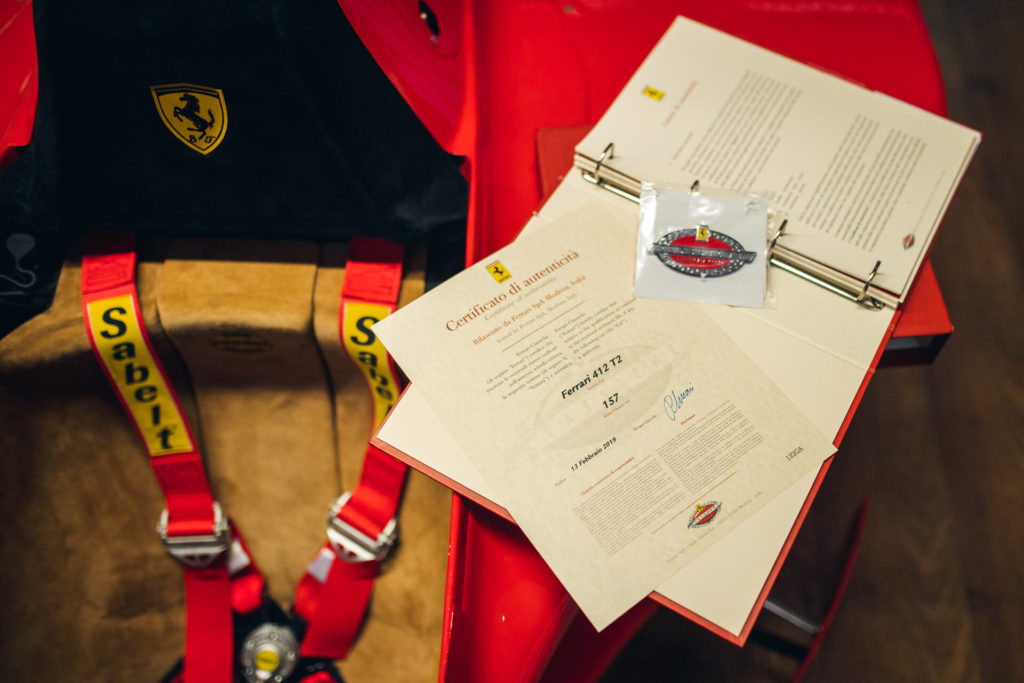 Original literature for the 1995 Ferrari 412 T2 F1 car