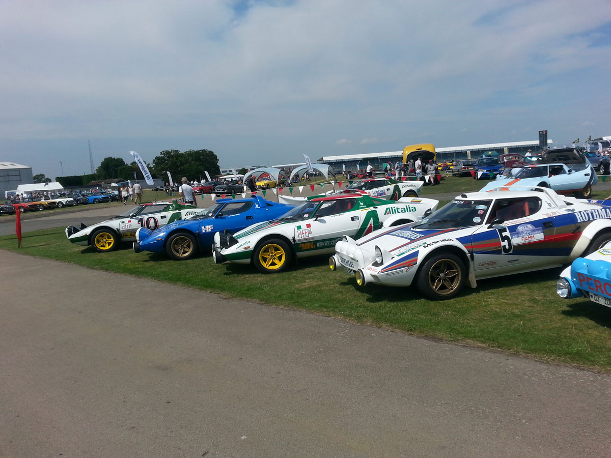2014 Silverstone Classic features a dizzying array of vintage vehicles