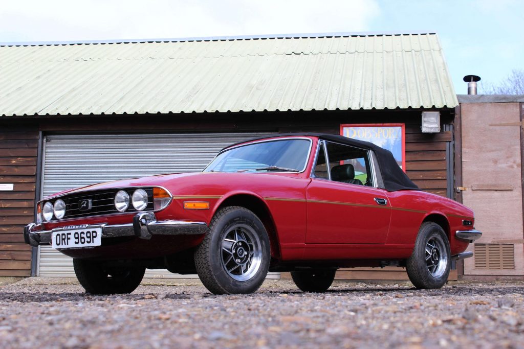 The Triumph Stag was designed by Giovanni Michelotti (Photo: Coys)