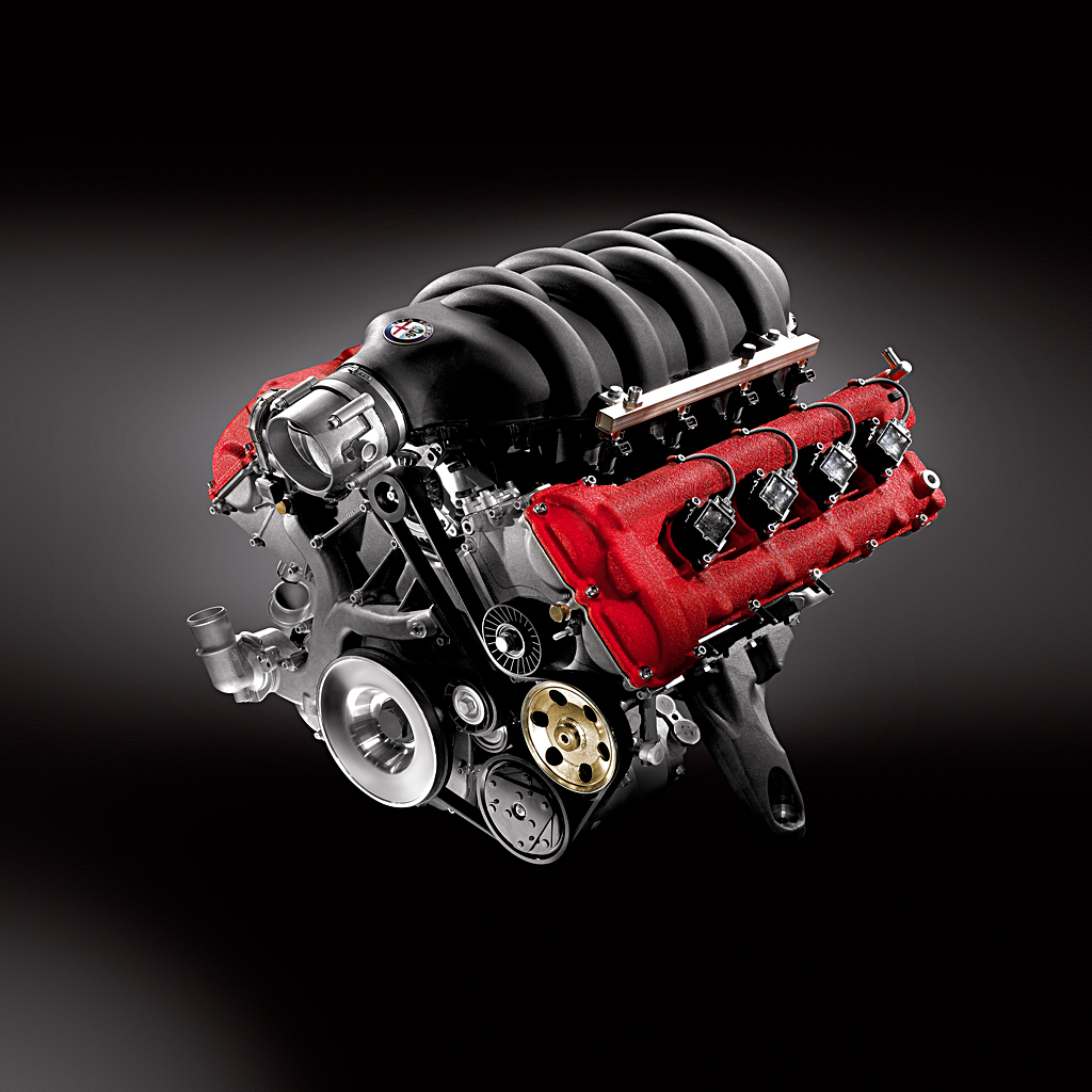 Alfa Romeo 8C Competizione Engine