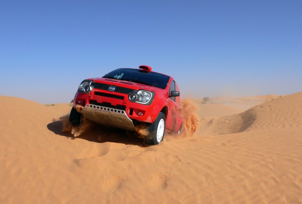 Fiat Panda contests Dakar 2007