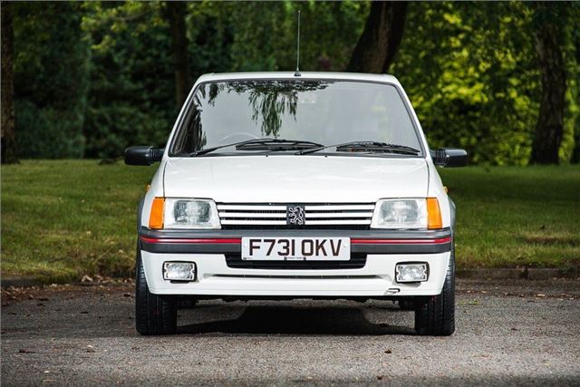 Analysis: Hot hatches vs Ferrari Testarossa – Hagerty Price Guide_2020_Peugeot 205 GTI 1.6