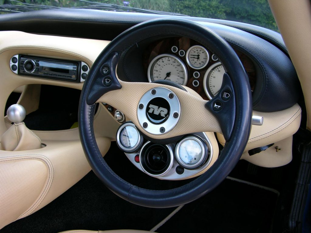 TVR-Cerbera-Speed-Six steering wheel_Hagerty