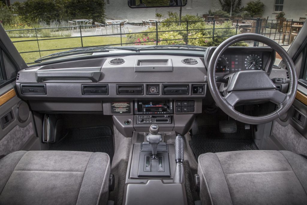 Range Rover Classic interior_Hagerty