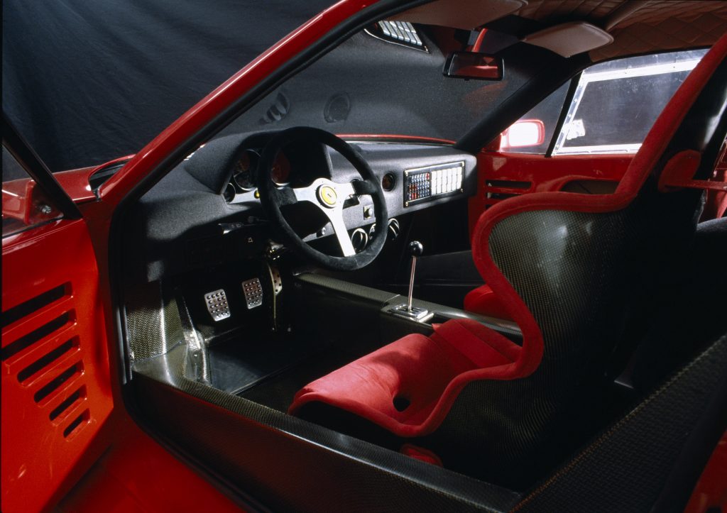 Ferrari F40 interior_Hagerty