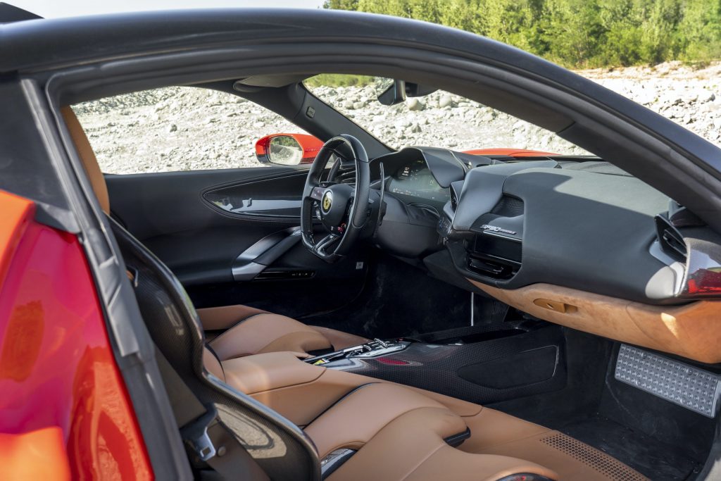 Ferrari SF90 review by Andrew Frankel_interior and controls_Hagerty