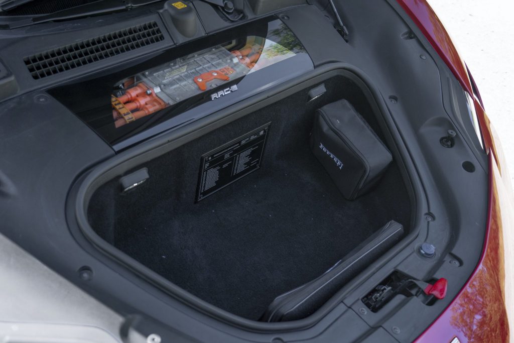 Ferrari SF90 boot space is tiny to say the least_Hagerty review