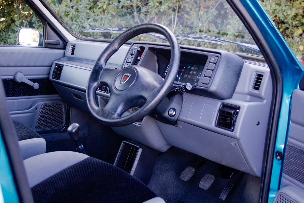 Interior and dashboard of the Rover 100_40 years of the Metro_Hagerty