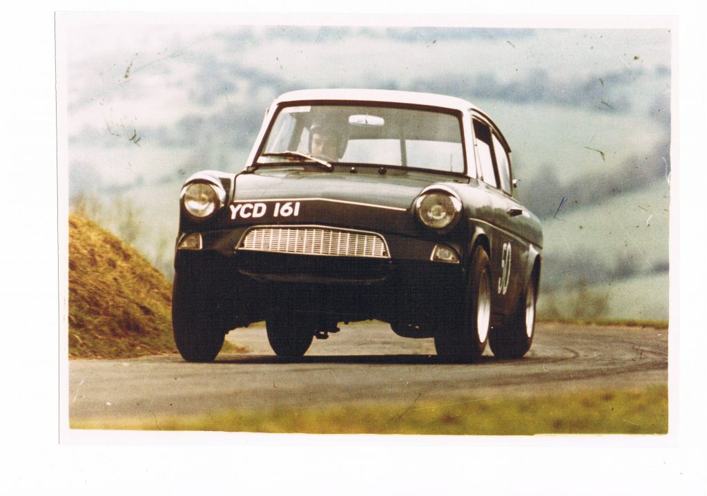 Dave Parr in his Ford Anglia hillclimb car_Hagerty