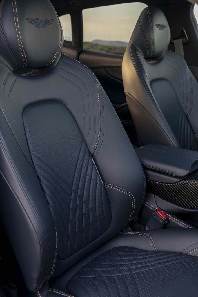 Seats in the Aston Martin DBX