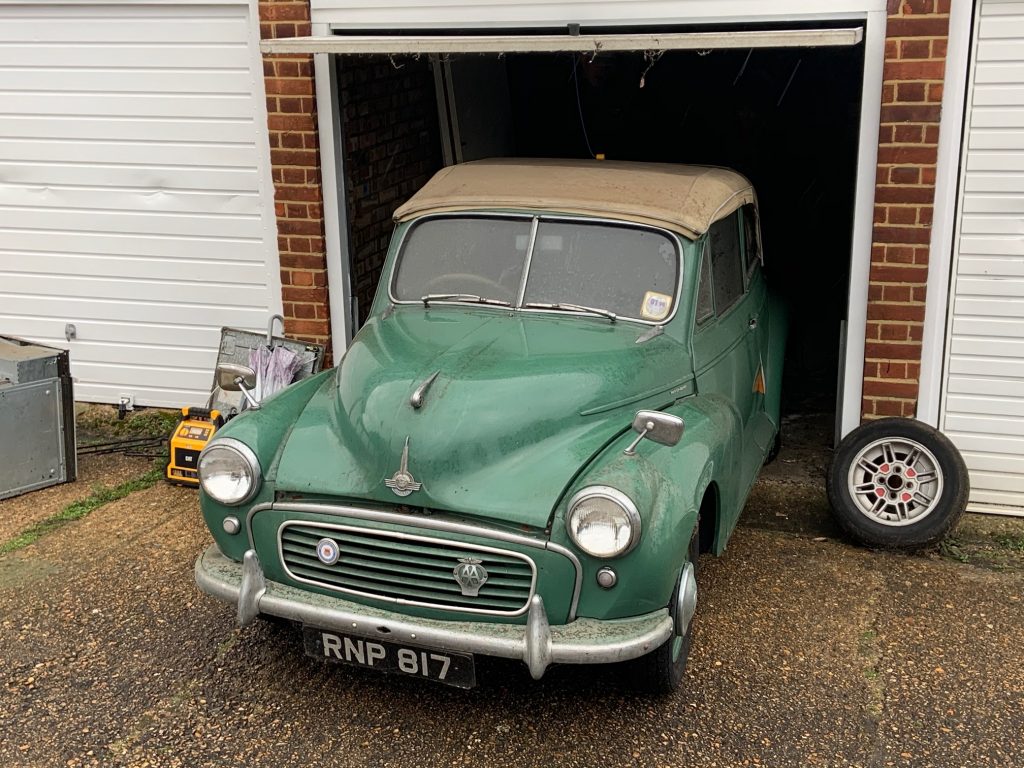 Tom Cotter uncovers a Morris Minor Convertible split screen in the UK_Hagerty