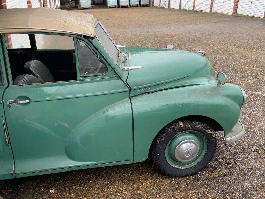 Tom Cotter uncovers a Morris Minor Convertible split screen in the UK_Hagerty