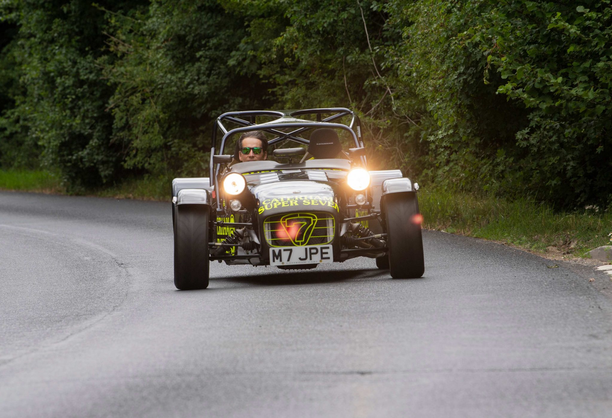 Record breaker! Driving the Caterham 7 JPE is a very fast blast from