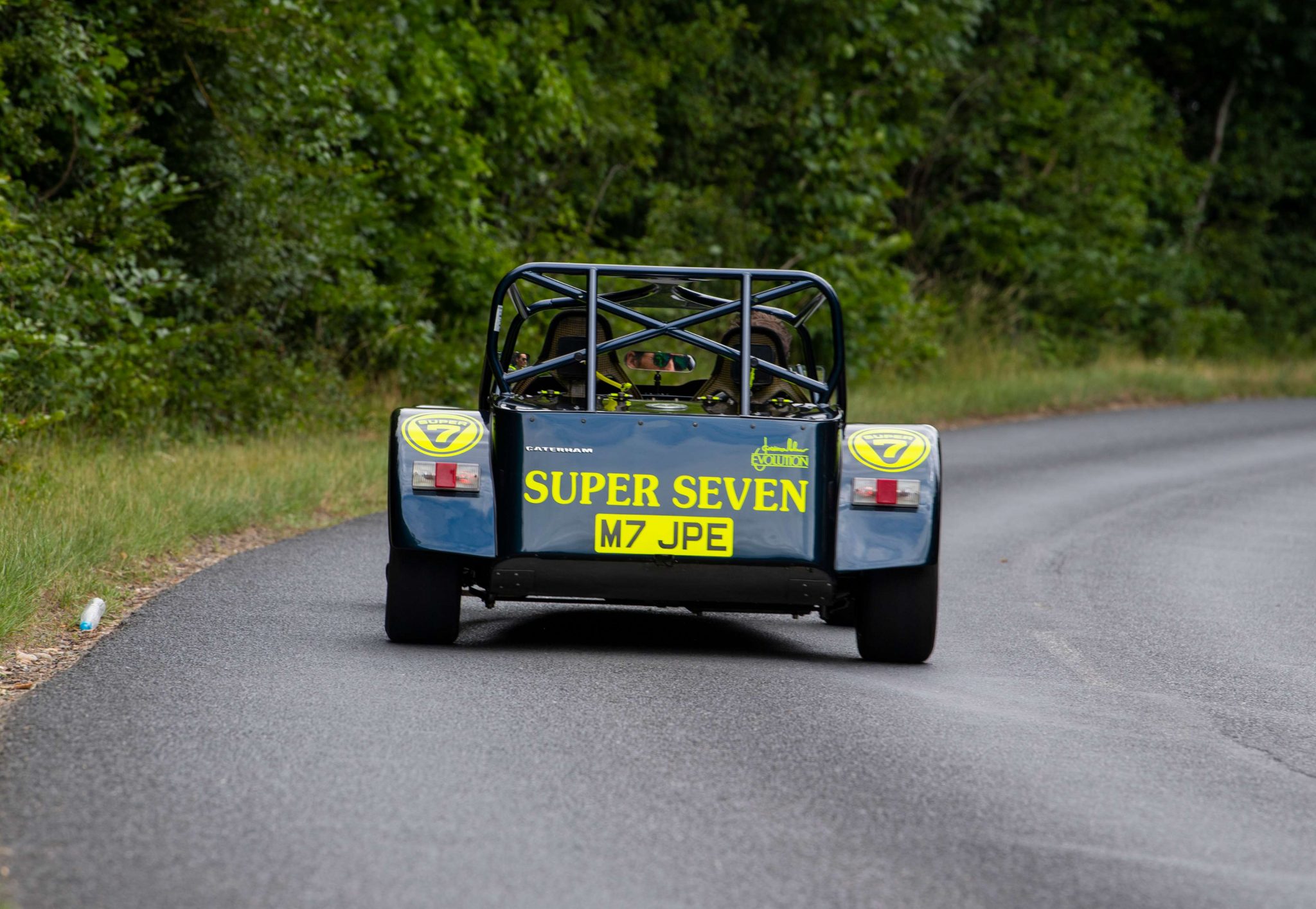 Record breaker! Driving the Caterham 7 JPE is a very fast blast from