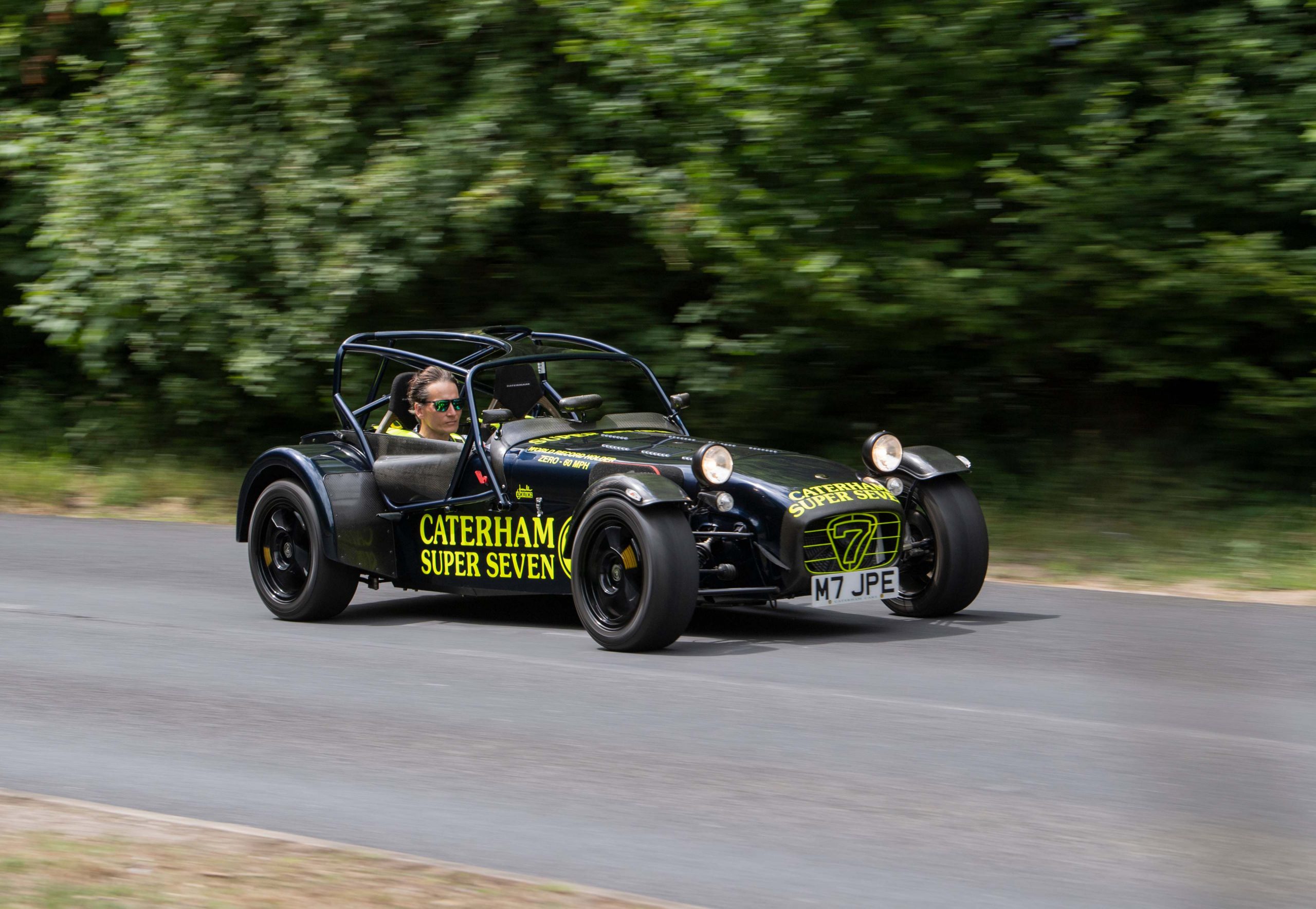 Record breaker! Driving the Caterham 7 JPE is a very fast blast from the past