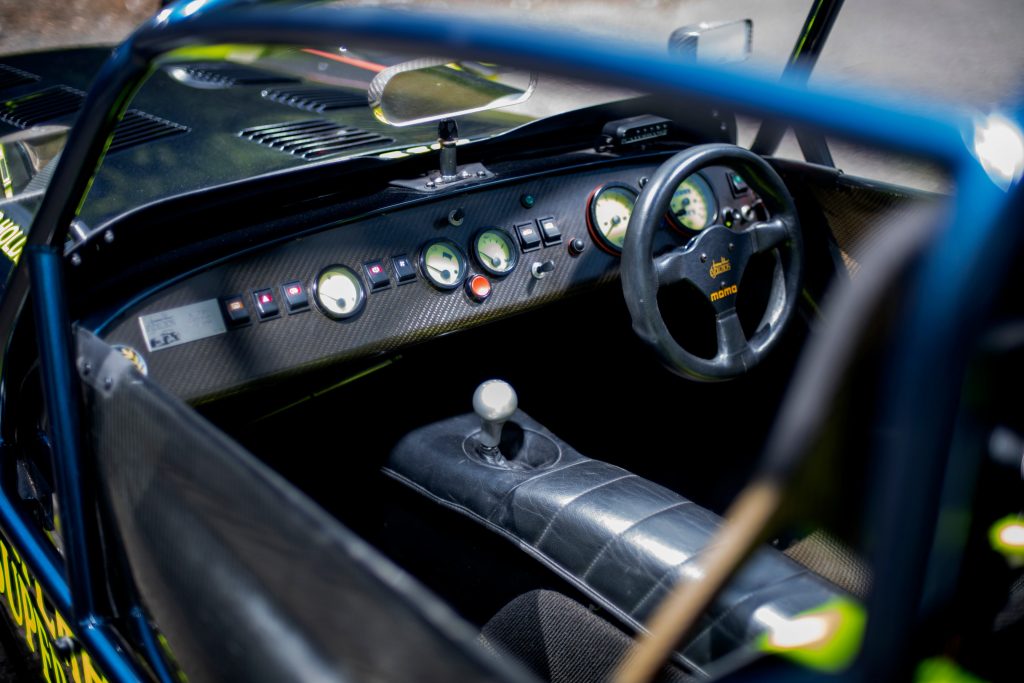 Caterham 7 JPE review_cockpit shot_Hagerty