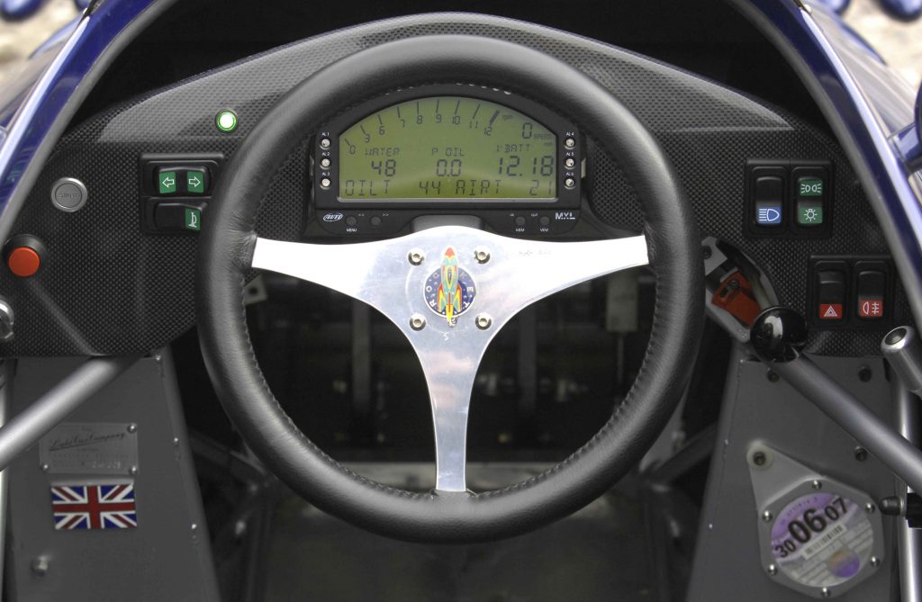 Cockpit of the Rocket sports car by the Light Car Company_Hagerty