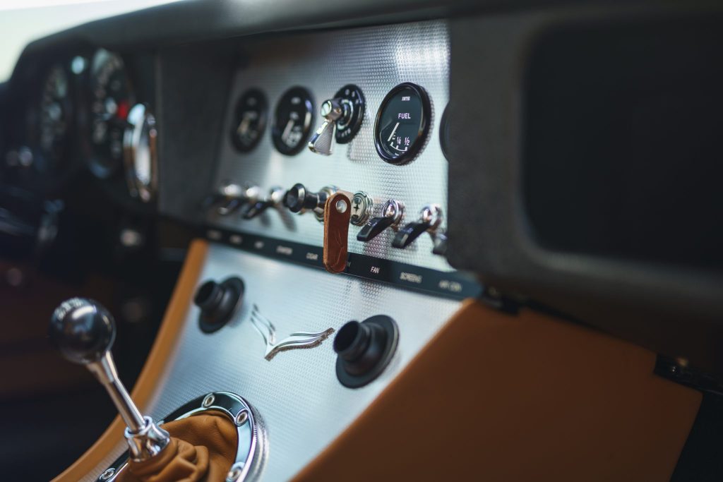 Eagle E-Type Lightweight GT dashboard