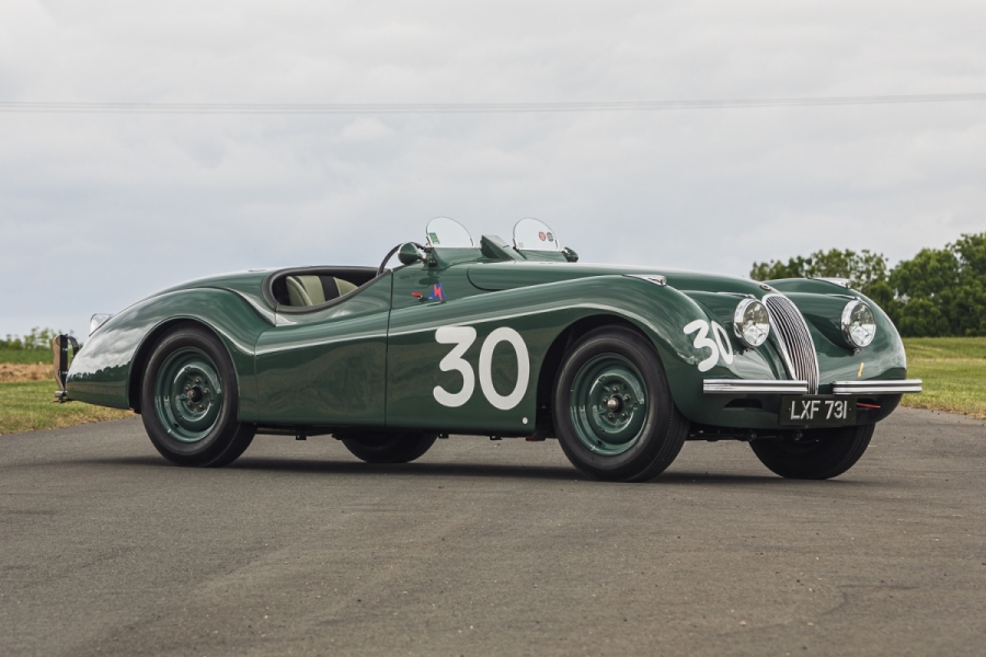 1950 Jaguar XK120 driven by Duncan Hamilton_Hagerty