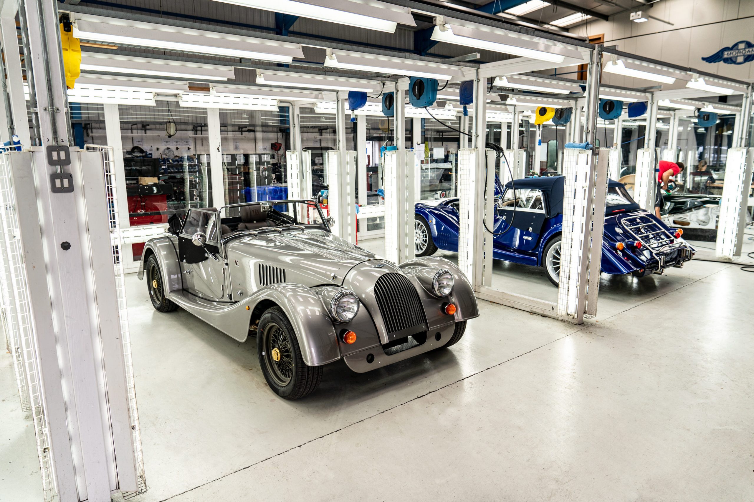 The last steel-chassis Morgan leaves the factory