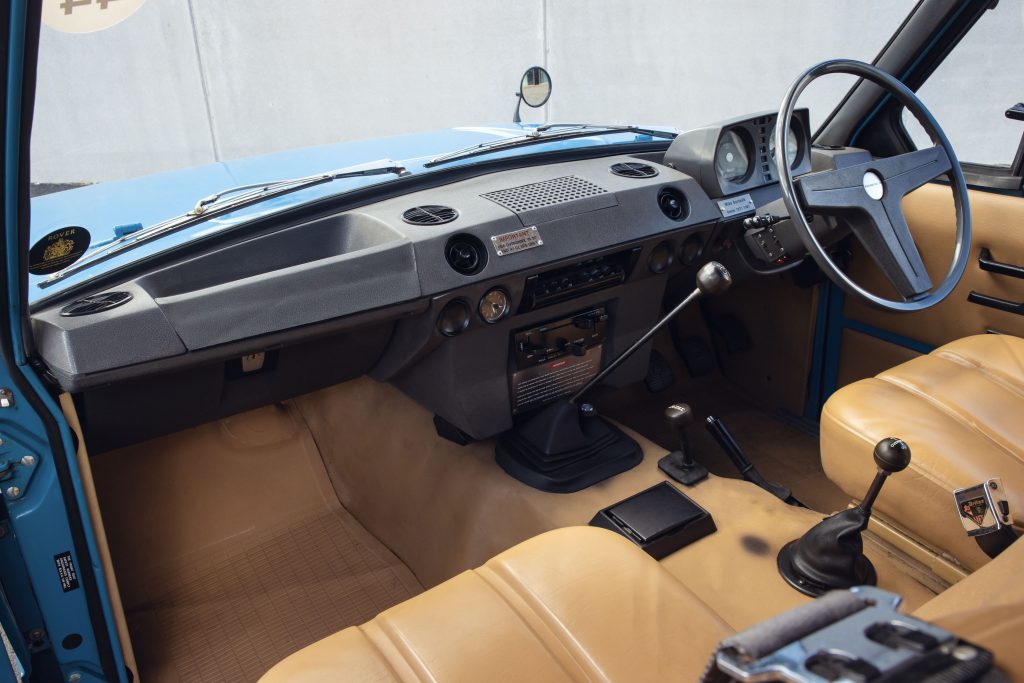 The interior of the original 1970 Range Rover_Hagerty