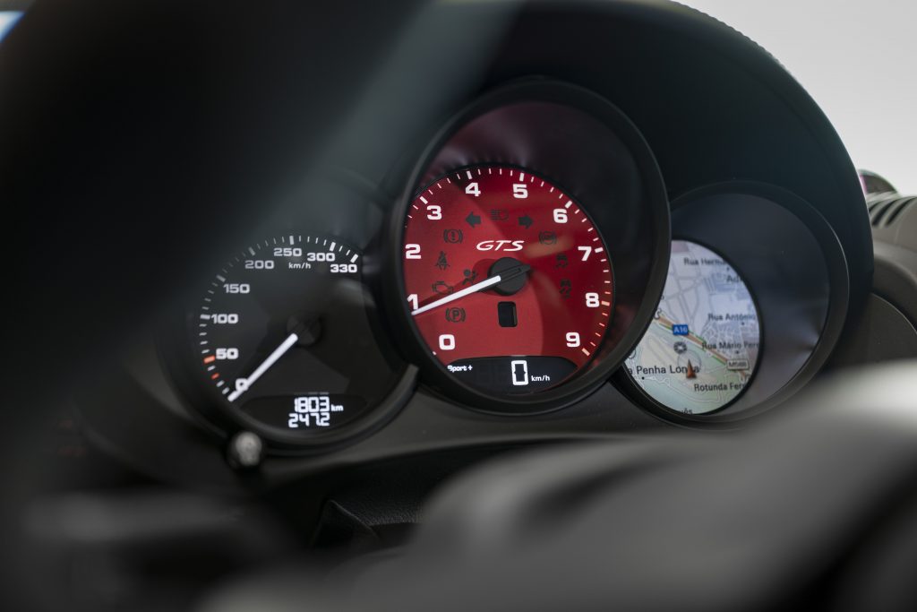 Porsche Cayman 718 GTS rev counter_review by Andrew Frankel_Hagerty