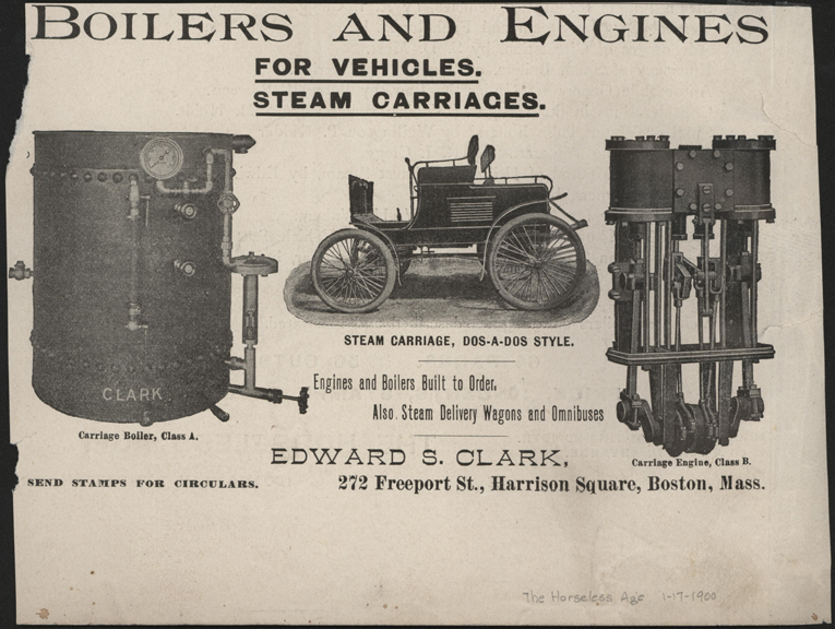 Clark steam powered car 1900_Hagerty