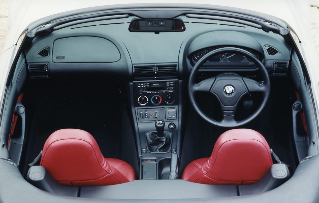 BMW Z3 roadster interior