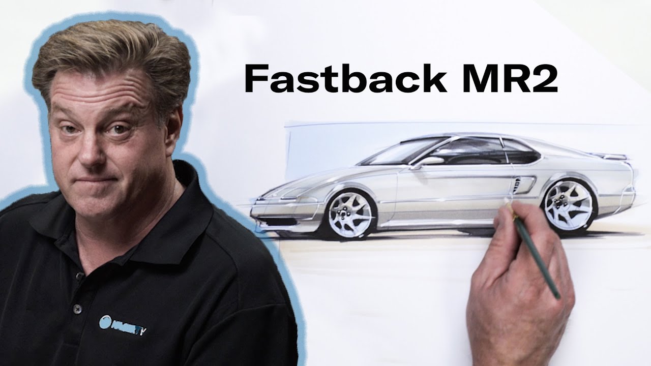 Creating a fastback Toyota MR2 | Chip Foose Draws a Car