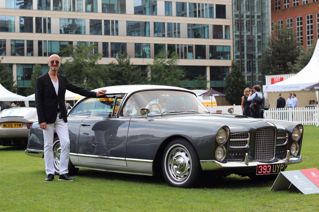 Tom Reah with his 1961 Facel Vega HK500_London Concours 2020_Hagerty