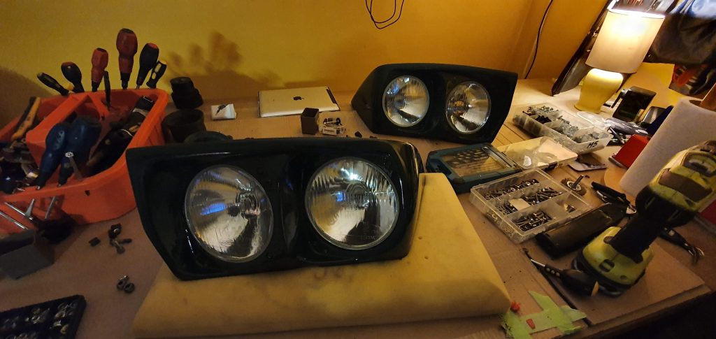 Lotus Elan M100 headlamp repairs