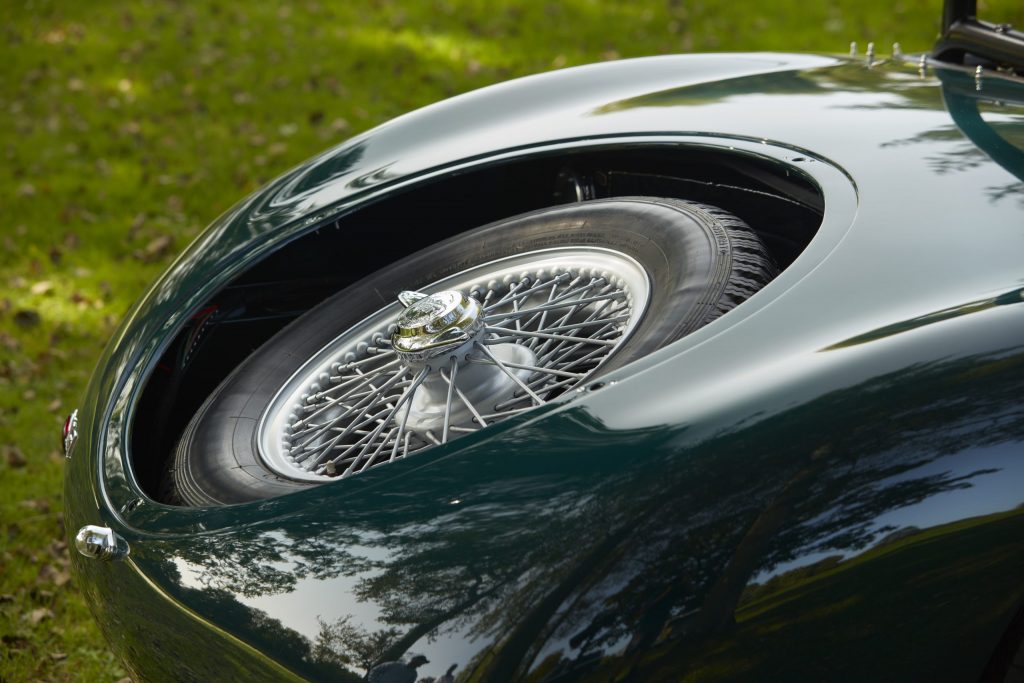 Spare wheel from Allard JR continuation car