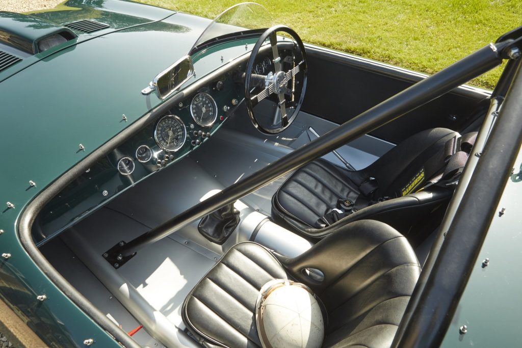 Allard JR sports car cockpit