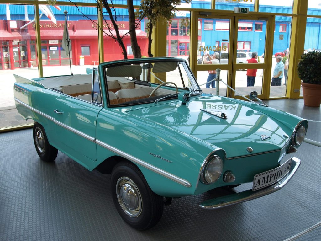 The Amphicar was launched in 1961