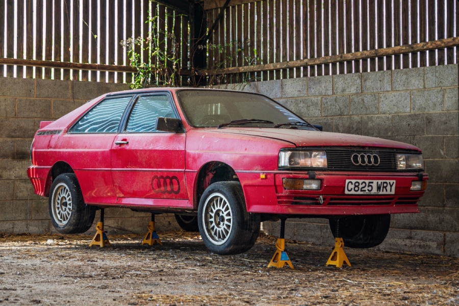 Fire up the pressure washer! Barn-find Audi Quattro is a restoration job for the brave