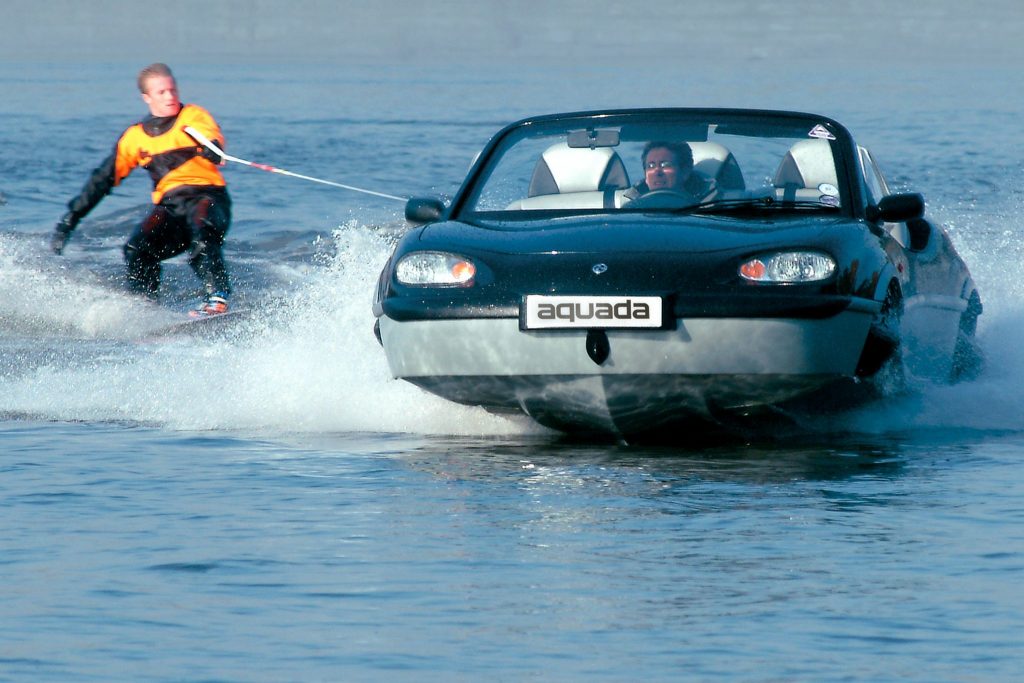 The Gibbs Aquada can reach 30mph on water