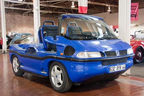 The Hobbycar amphibious car went on sale in 1992