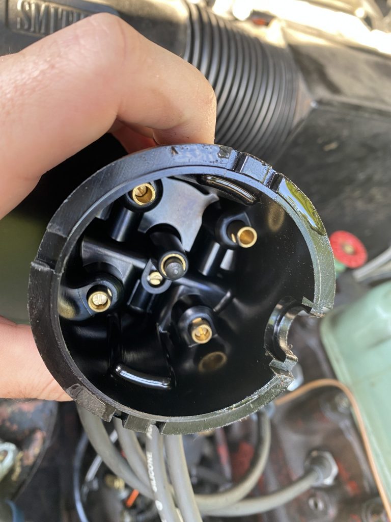 If a classic car won't start check the distributor cap