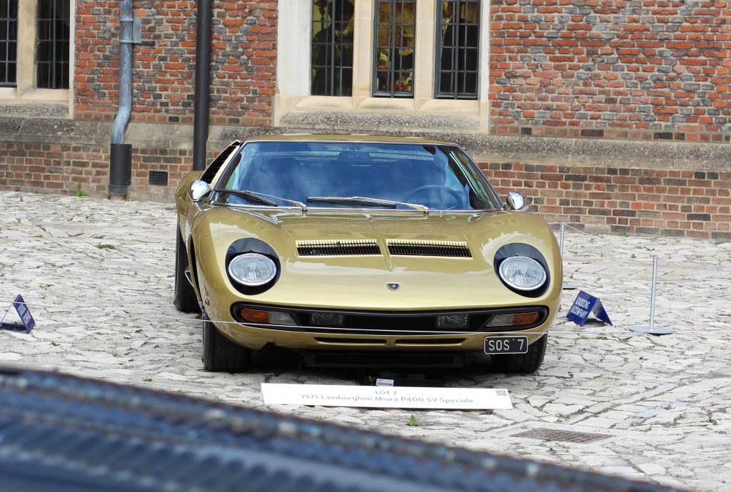 Lamborghini Miura SV sold at Hampton Court's Gooding & Co auction