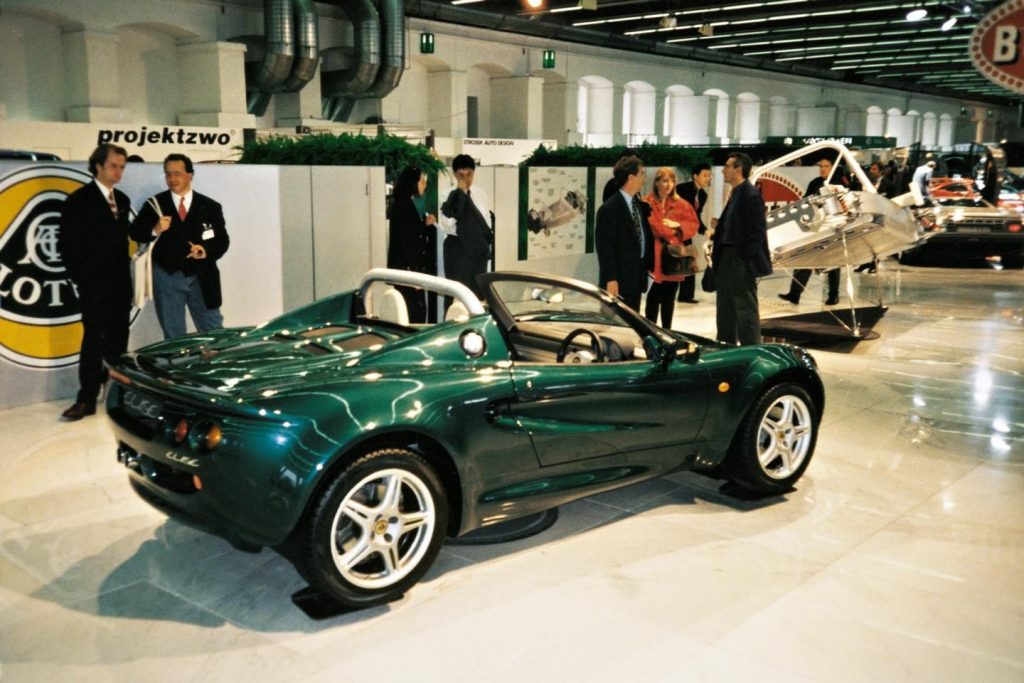 Lotus Elise was launched at the Frankfurt Motor Show