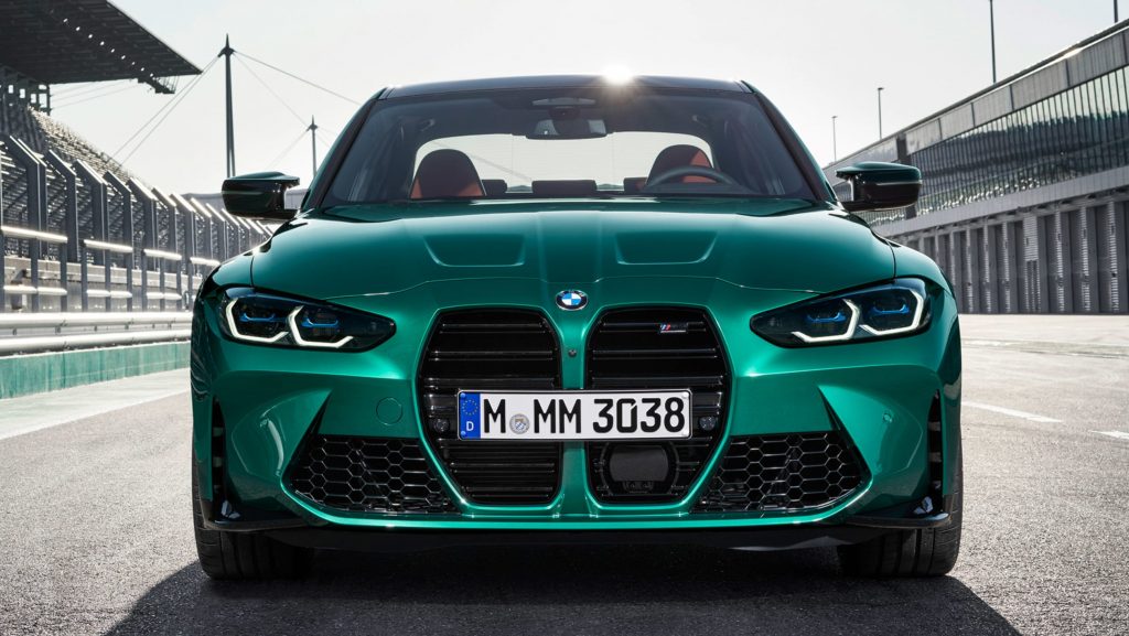 New 2021 BMW M3 Competition front view