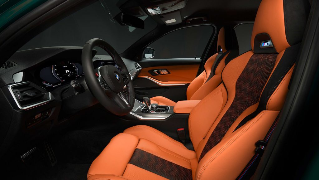 New 2021 BMW M3 and M4 Competition interior