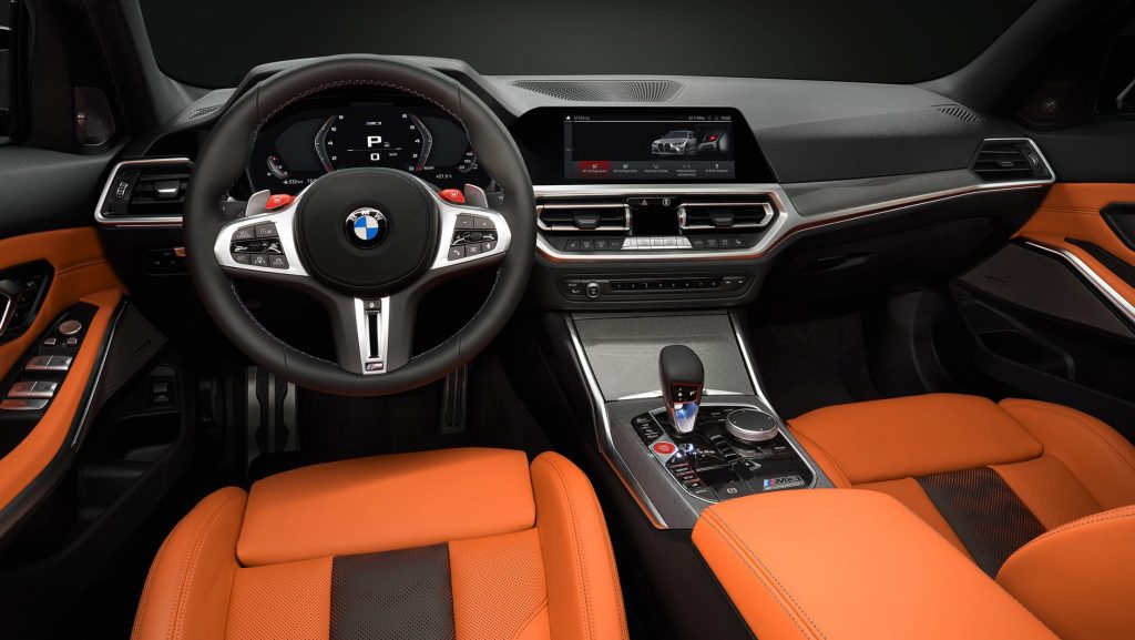 New 2021 BMW M3 and M4 Competition interior