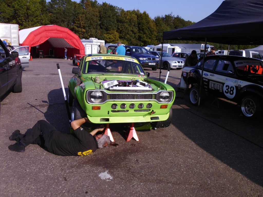 Mike Saunders and father Tony with TVR-powered MkI Ford Escort_Hagerty