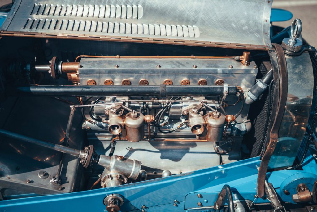 Bugatti Type 35 supercharged eight-cylinder engine