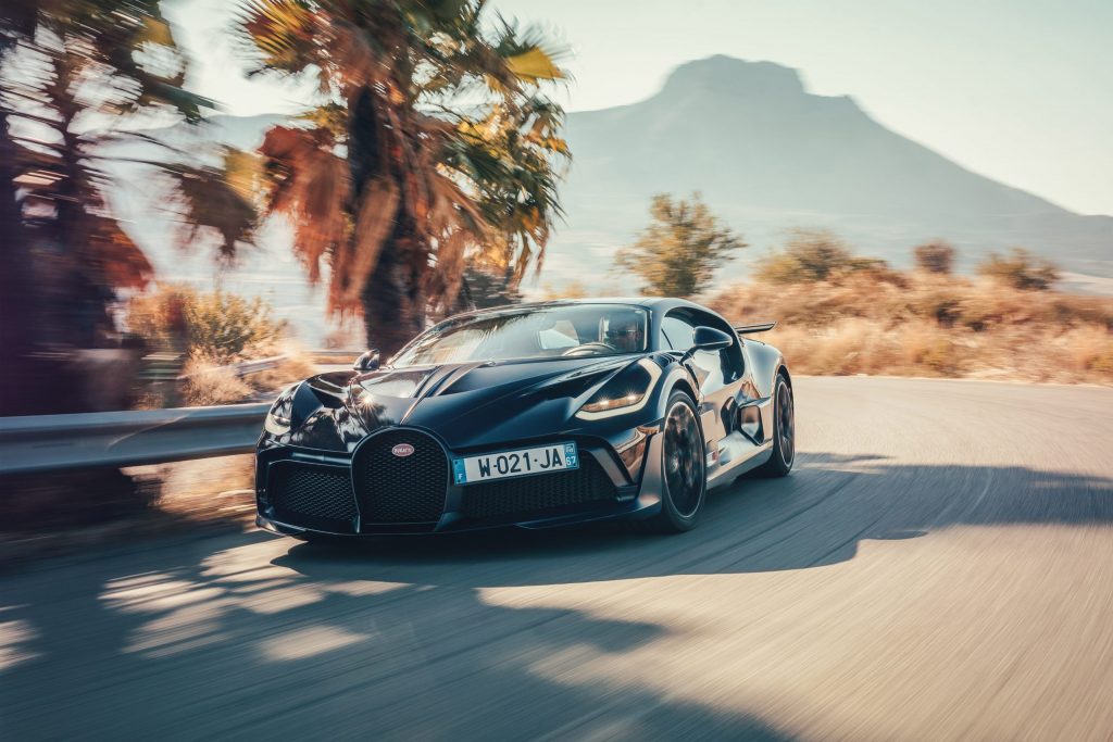 Bugatti Divo on the historic Targa Florio route